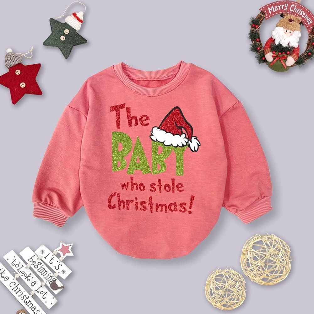 Unisex Baby Christmas Onesie - Picture 3 of 4